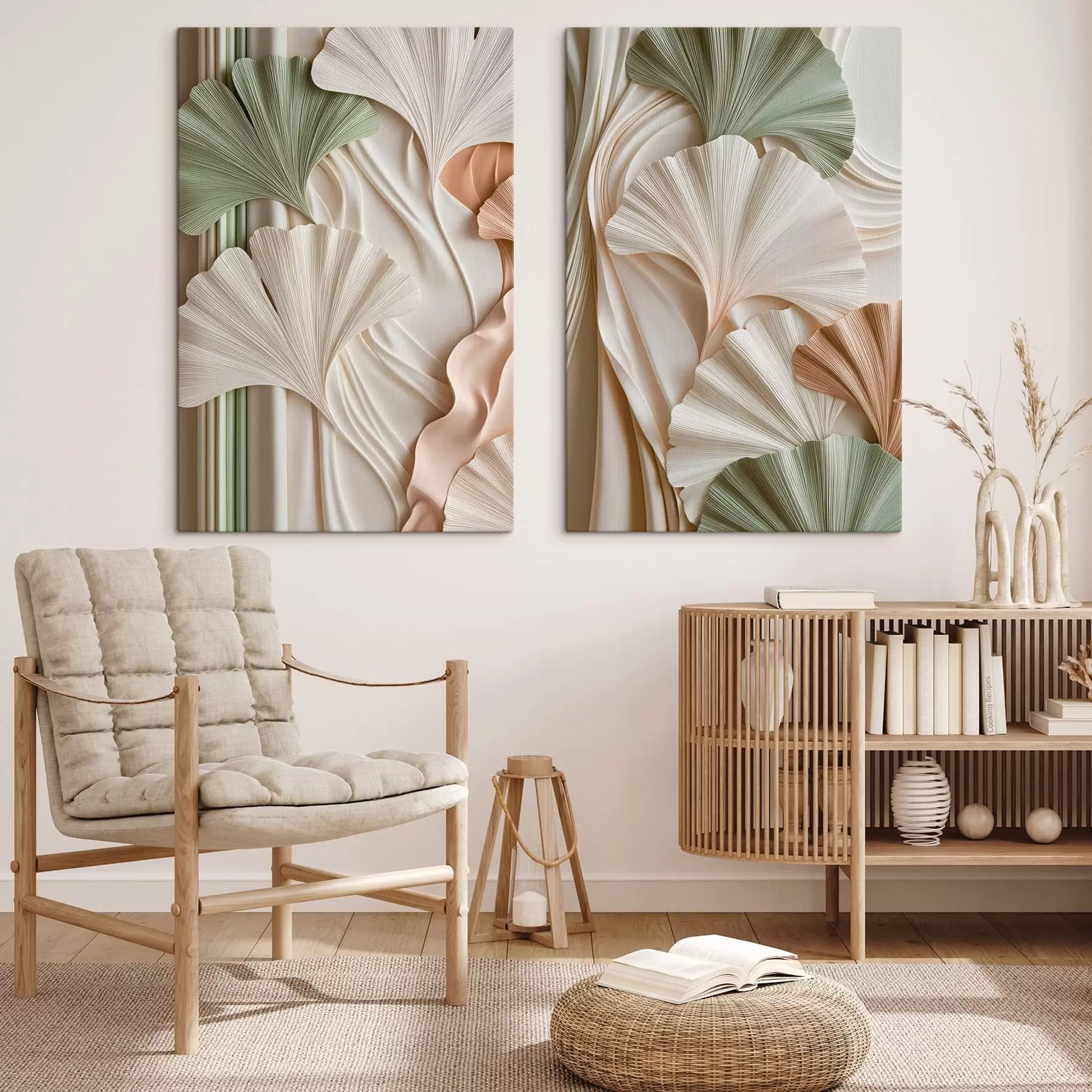 Obraz Abstraktné listy ginkga m30714
