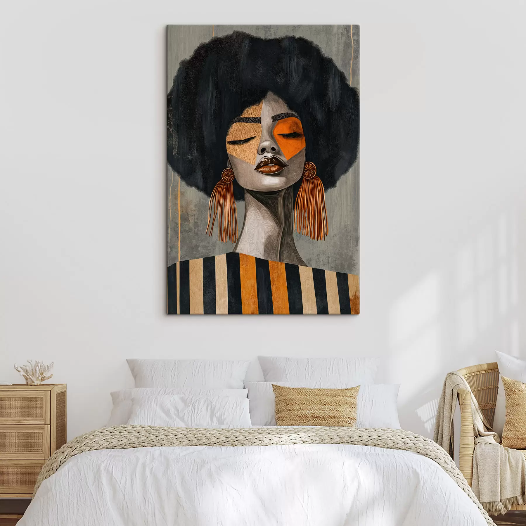 Obraz Dievča s afro účesom s50336