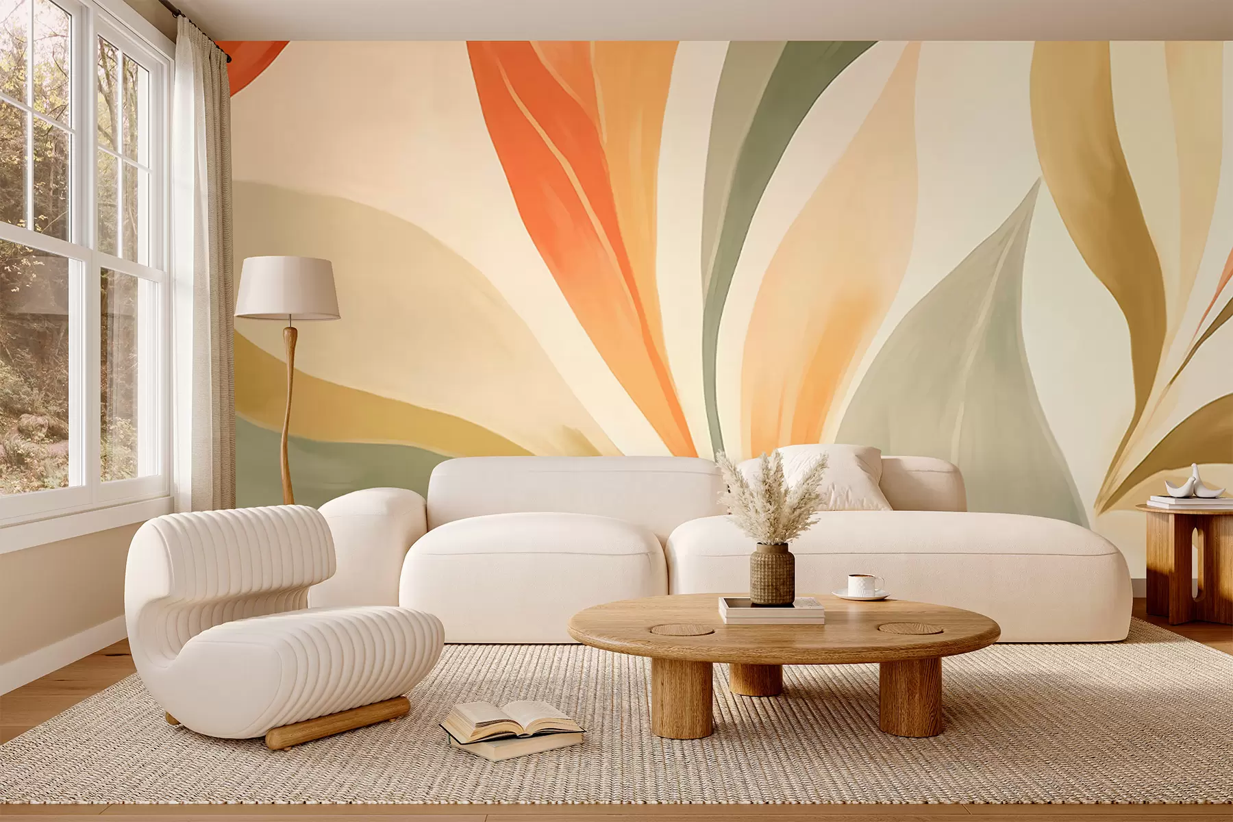 Fototapety Špicaté listy w05839