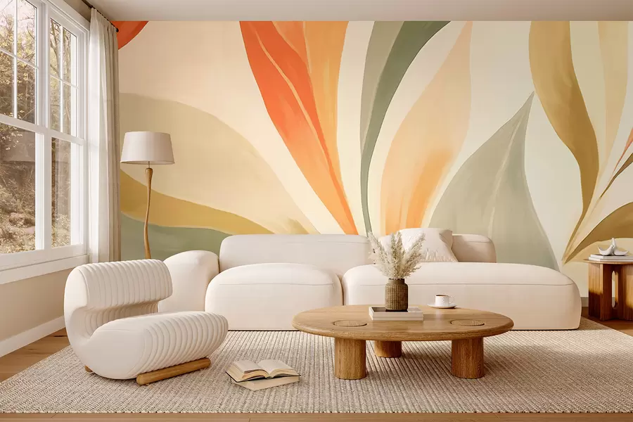 Fototapety Špicaté listy w05839