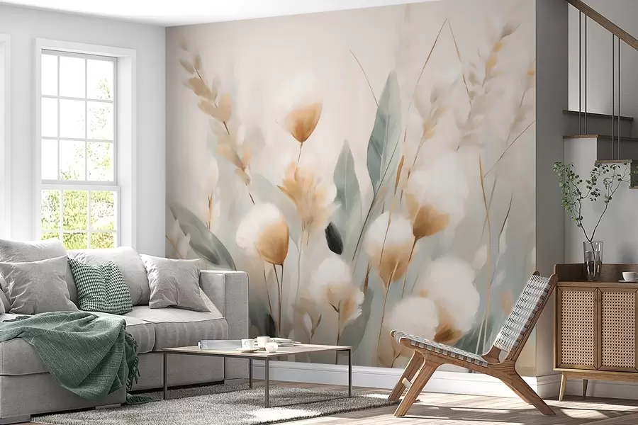 Fototapety Abstraktné poľné trávy w05844