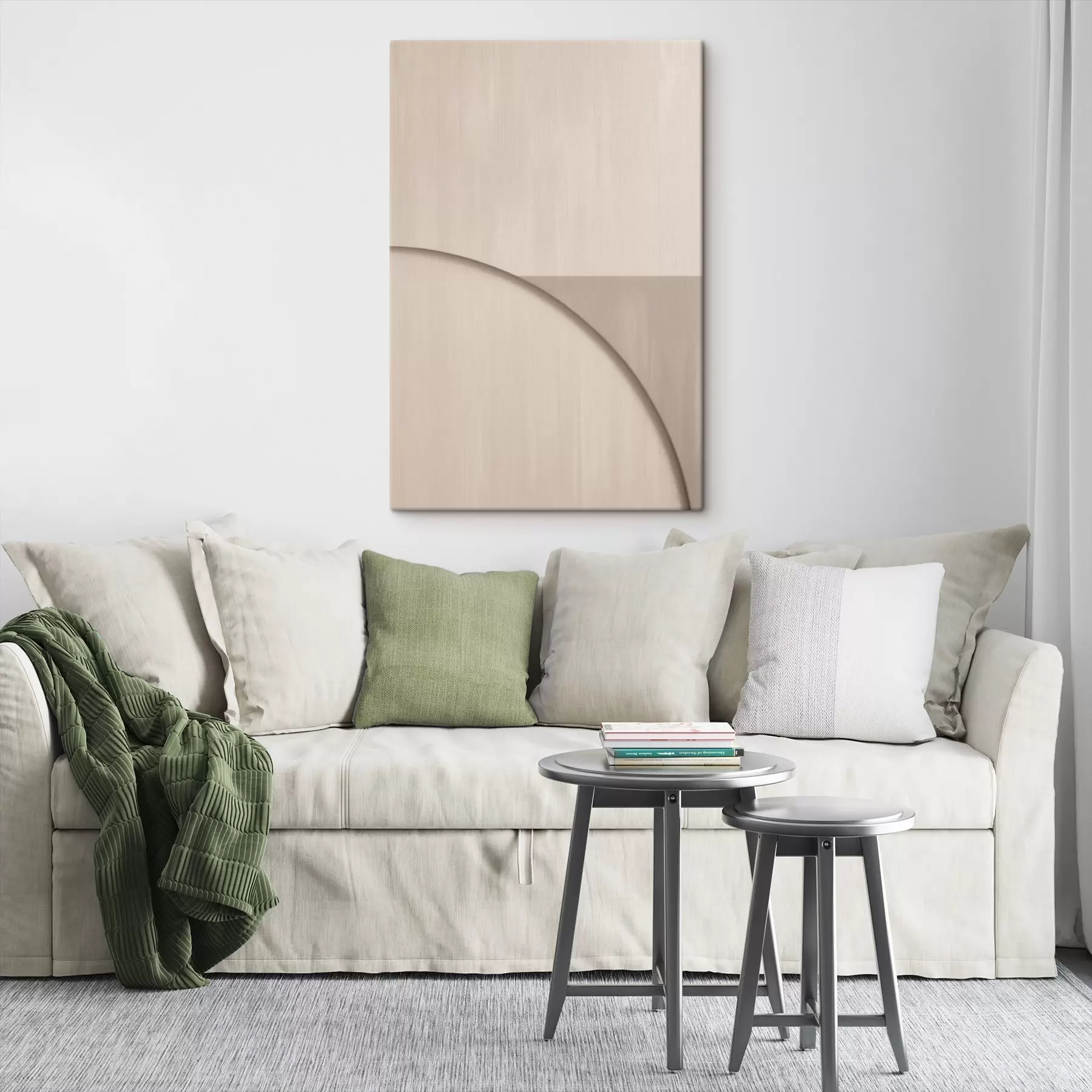 Obraz Minimalistická kompozícia v béžových odtieňoch s50398