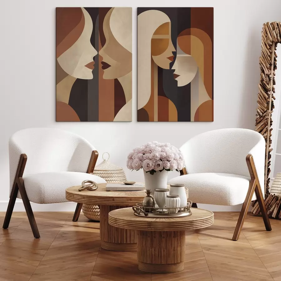 Fototapety Abstraktné siluety žien m31009