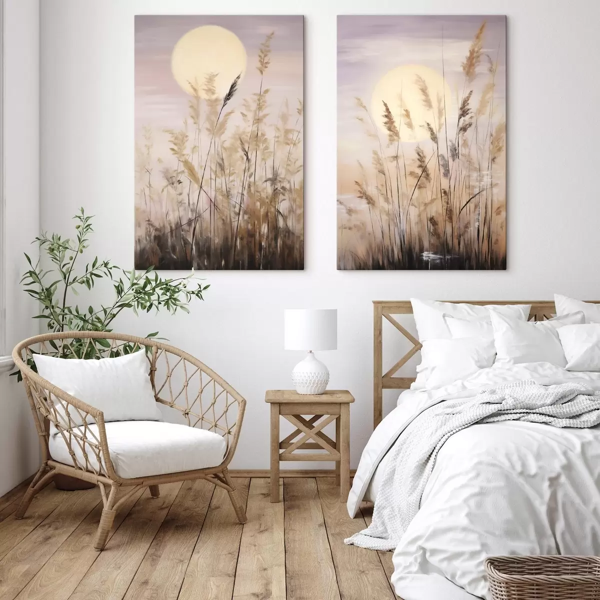 Obraz Abstraktné byliny, maľba v štýle imitácie m31062