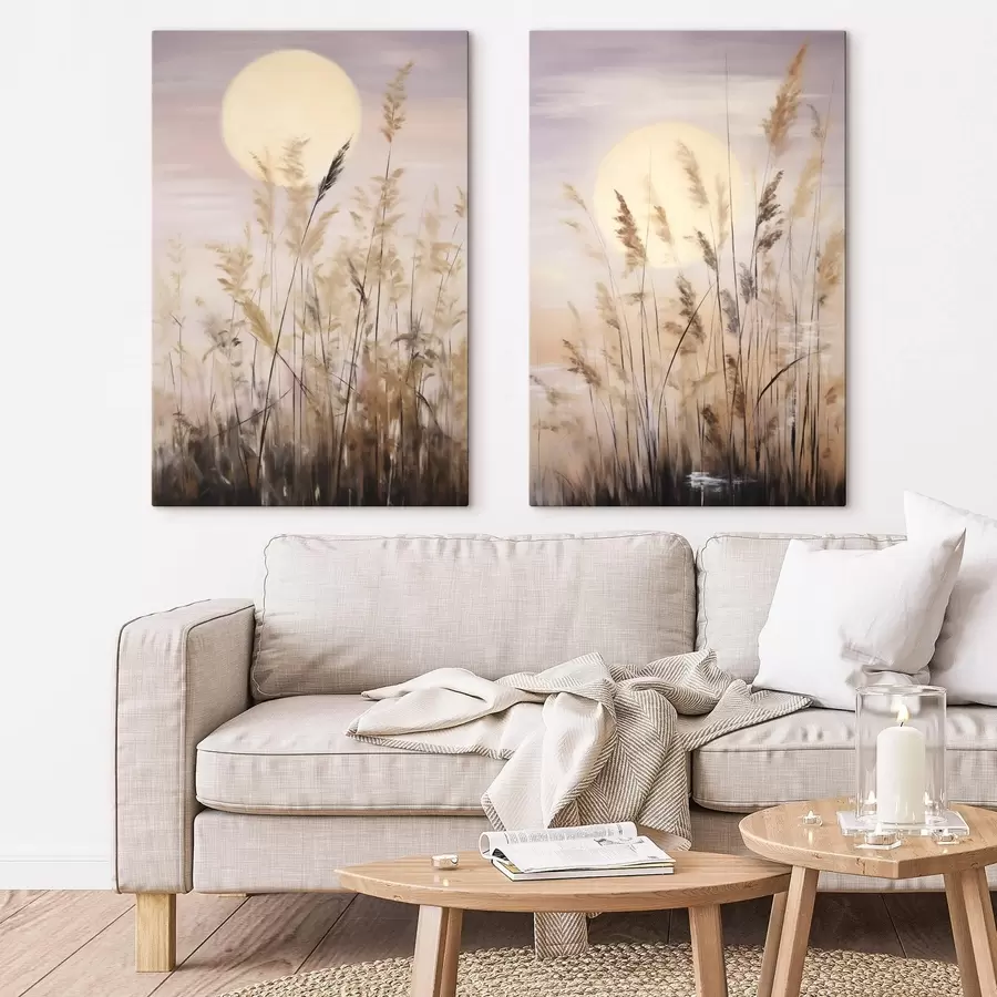 Obraz Abstraktné byliny, maľba v štýle imitácie m31062