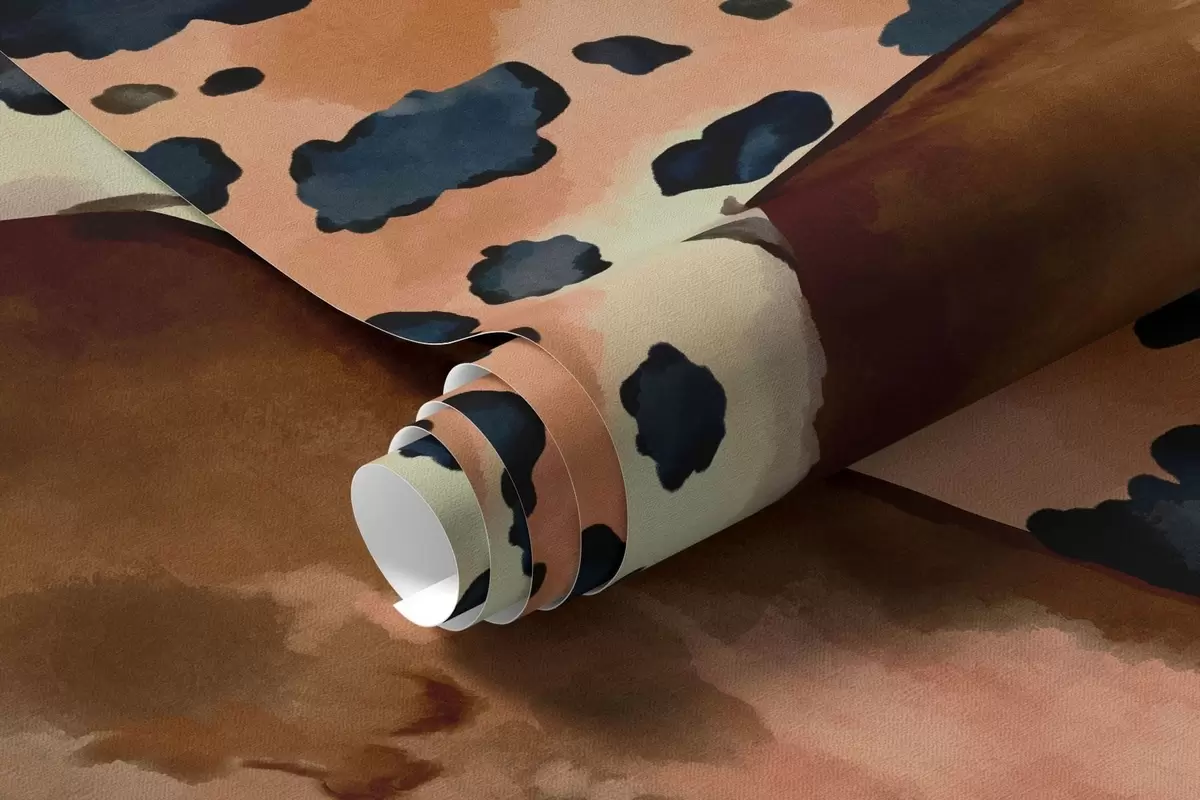 Fototapety Leopard medzi tropickými listami nad vodou s rybou w05954v1