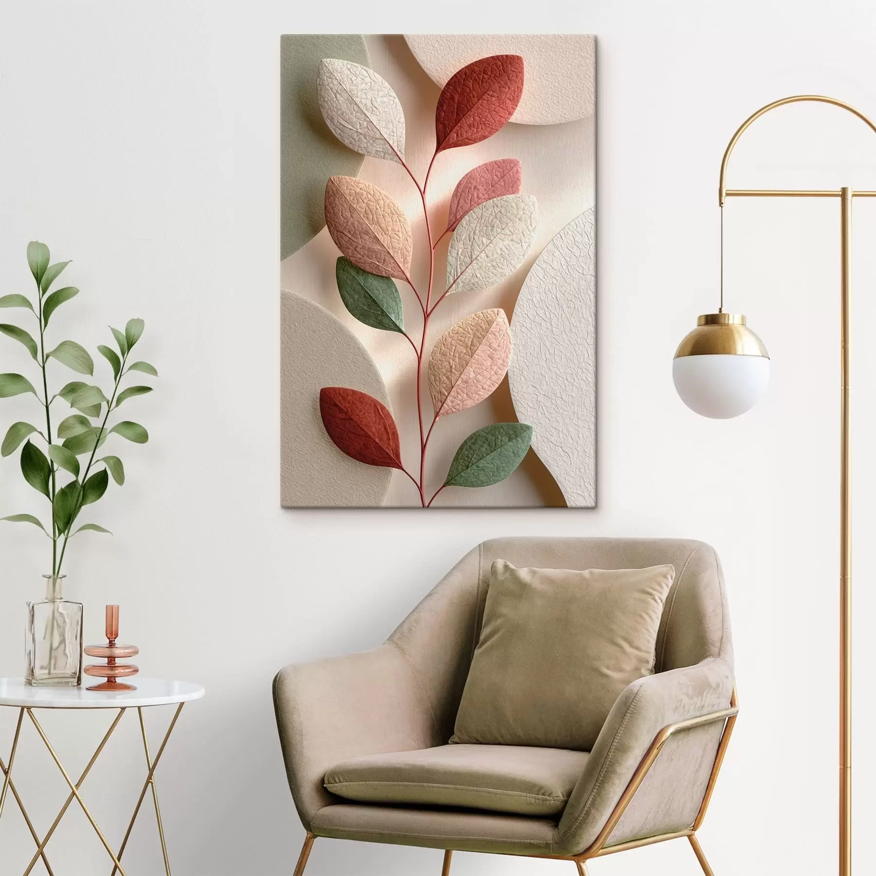 Obraz Moderná botanická kompozícia s50864