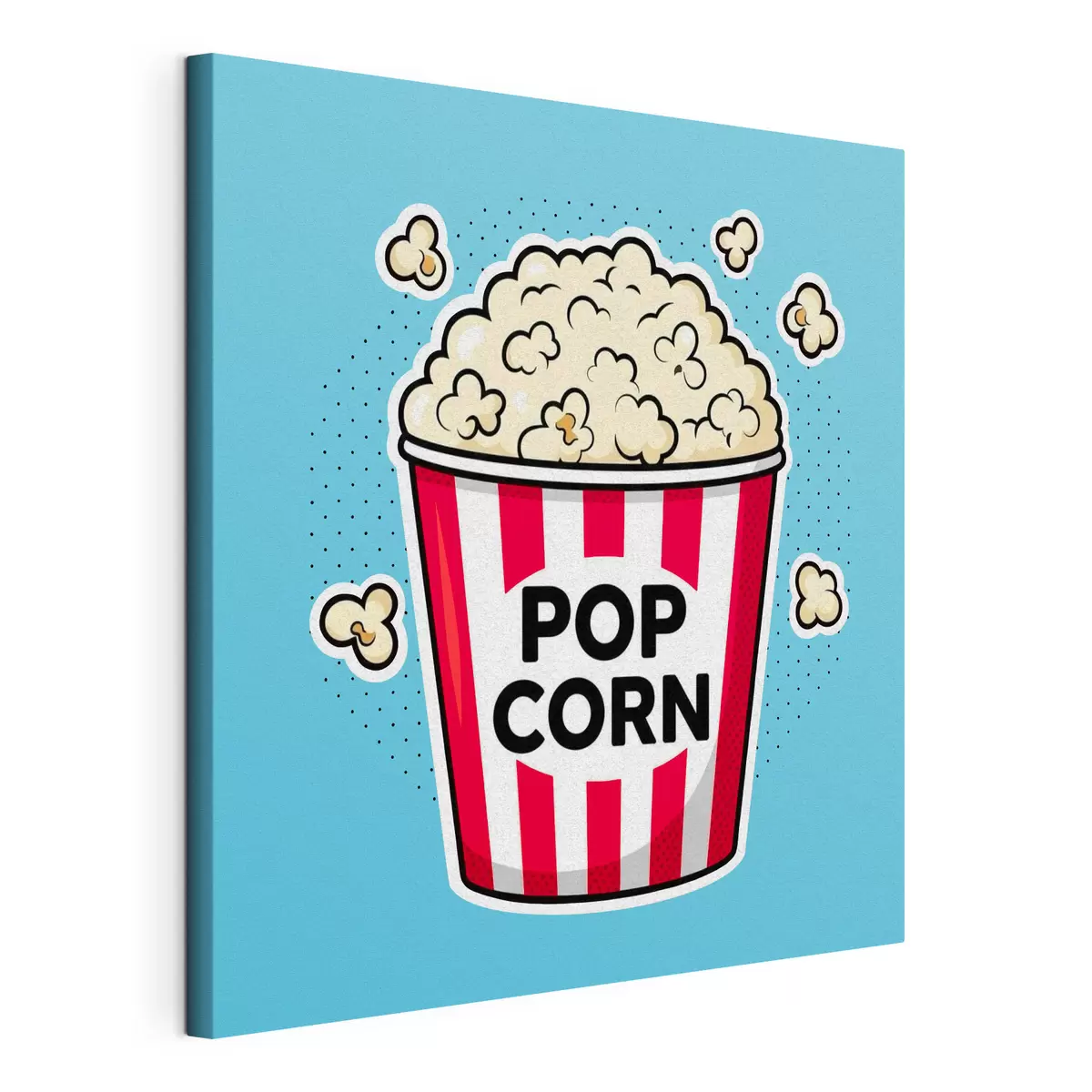 Obraz Čas na občerstvenie s lahodným popcornom s50791