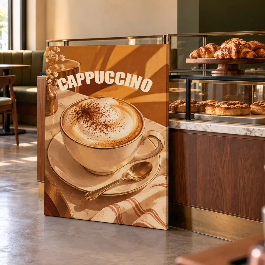 Obraz Lahodné cappuccino, ktoré vám rozjasní deň s50874