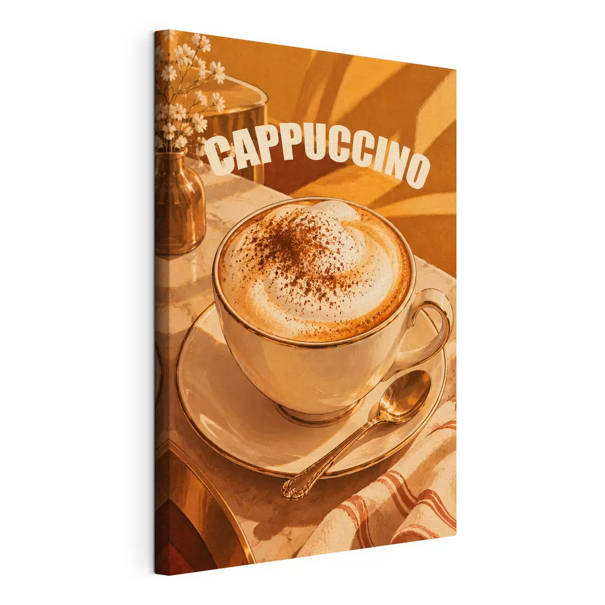 Obraz Lahodné cappuccino, ktoré vám rozjasní deň s50874