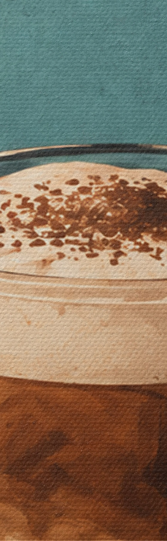 Obraz Lahodné macchiato v slnečný deň s50875