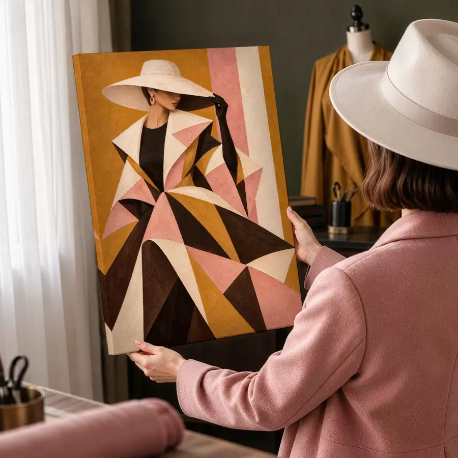 Obraz Štýlová elegancia s geometrickým vzorom s50882