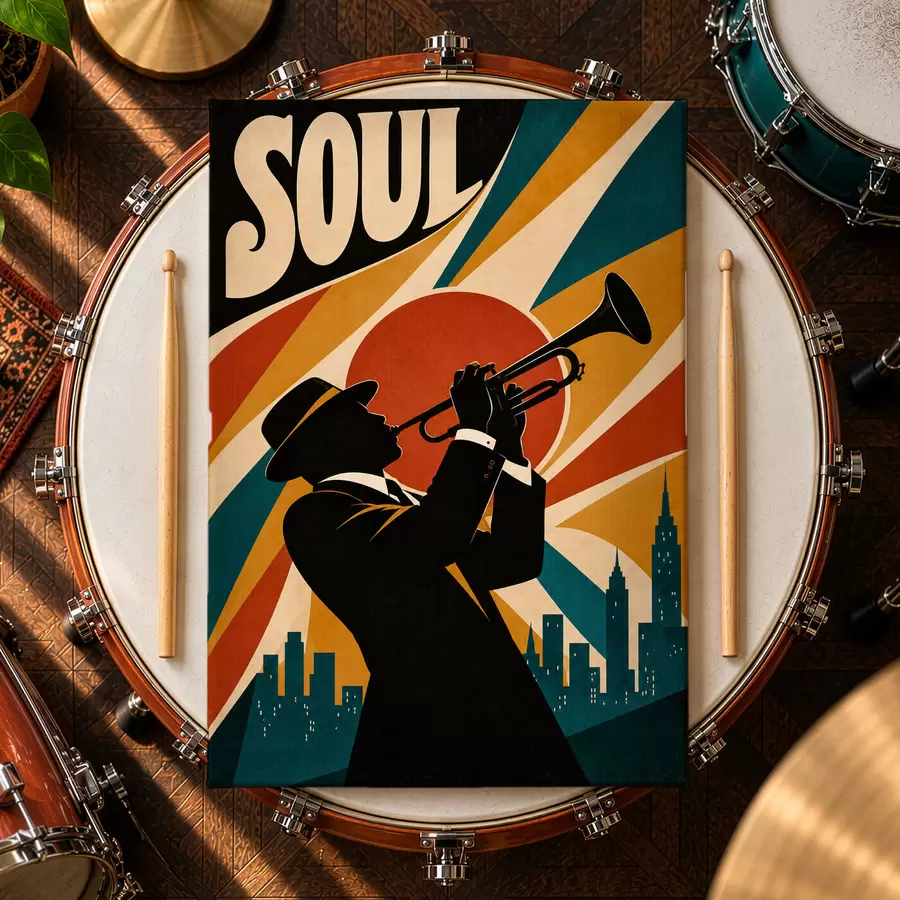 Obraz Mestom sa nesú tóny jazzu s50925