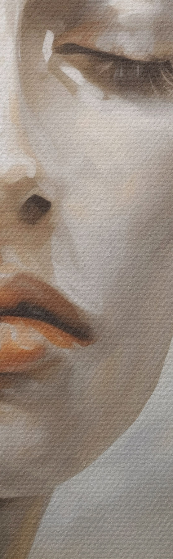 Obraz Abstraktný portrét, napodobenina maľby s51129