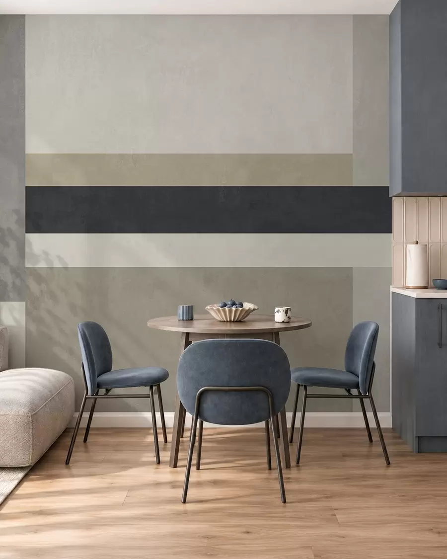 Fototapety Geometrické bloky v béžových a sivých odtieňoch s tmavým pruhom w05890v1