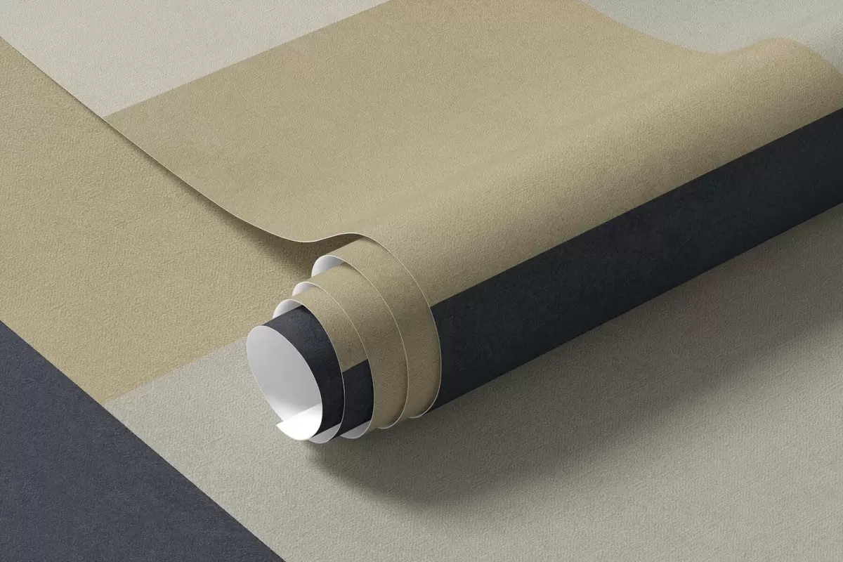 Fototapety Geometrické bloky v béžových a sivých odtieňoch s tmavým pruhom w05890v1