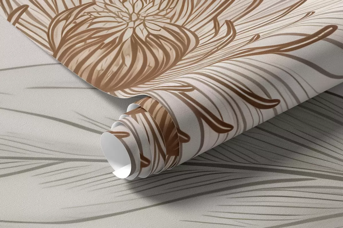 Fototapety Elegantné biele botanické kvety s jemnými vetvičkami w10099