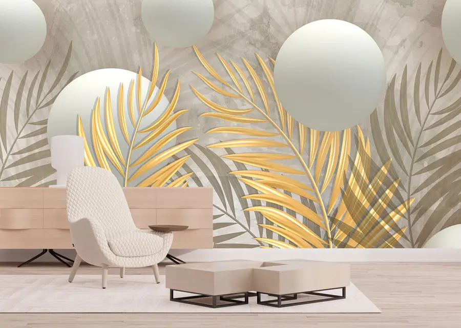 Fototapety Listy a štvorce 3d u80467