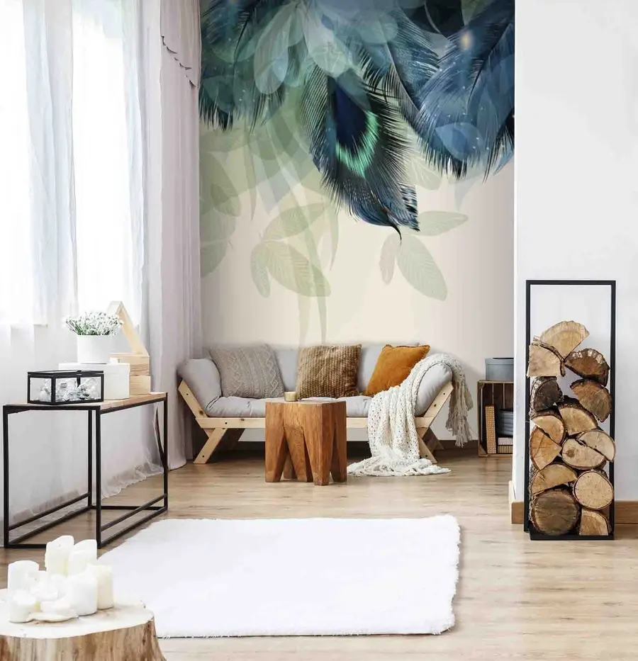 Fototapety Featers na oblohe u72316