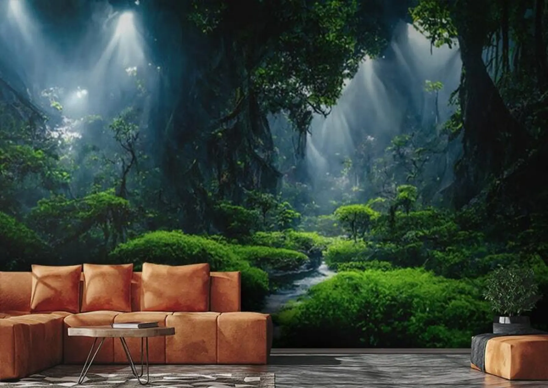 Fototapety Prirodzená lesná krajina u72430