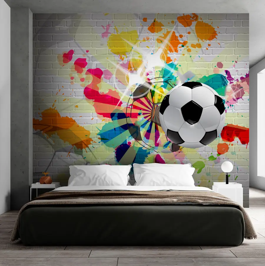 Fototapety Futbal je pestrý šport u72798