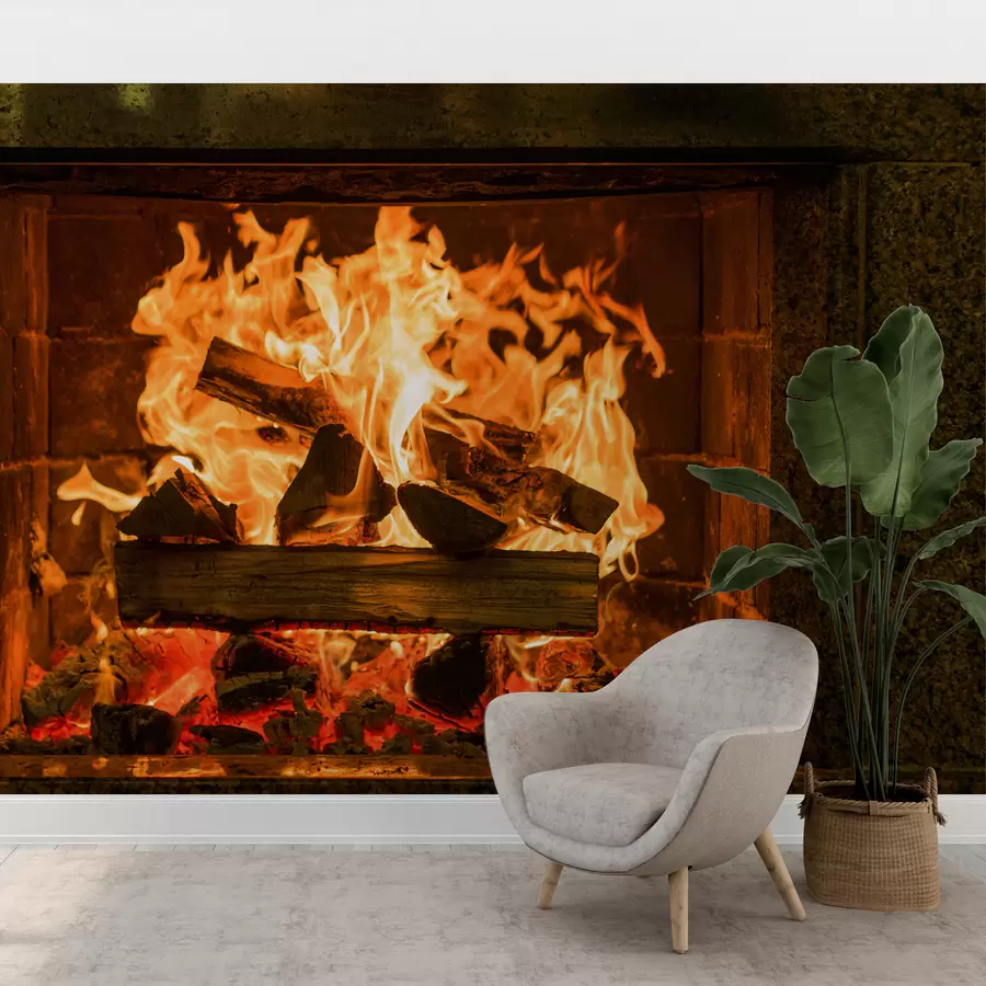 Fototapety Žulový krb u56175