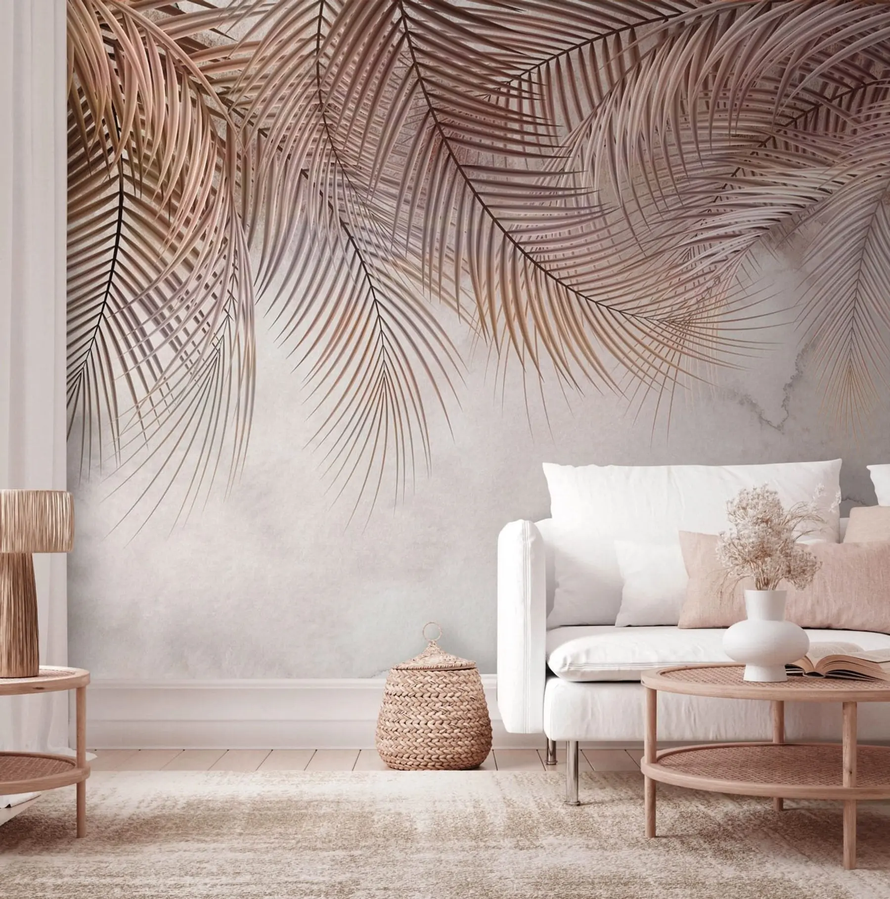 Fototapety Tropické listy v hmlistom lese u73826