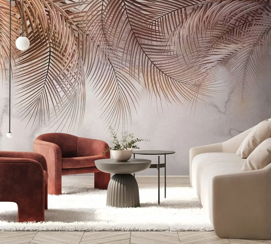 Fototapety Tropické listy v hmlistom lese u73826