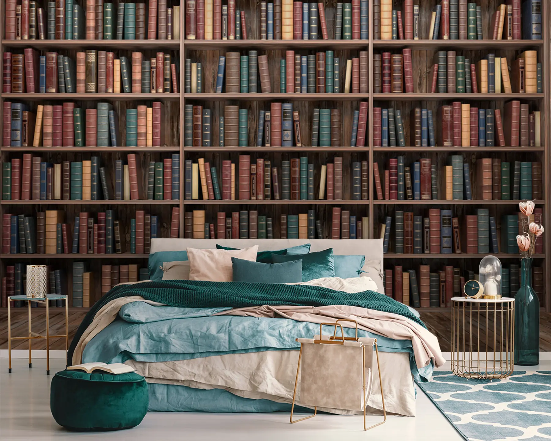 Fototapety Pôsobivá knižnica u93501