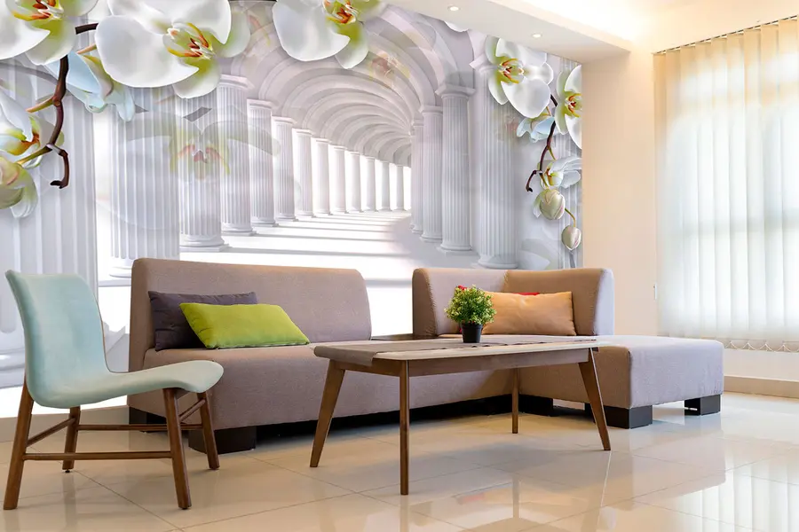 Fototapety Orchidey v tuneli u93683