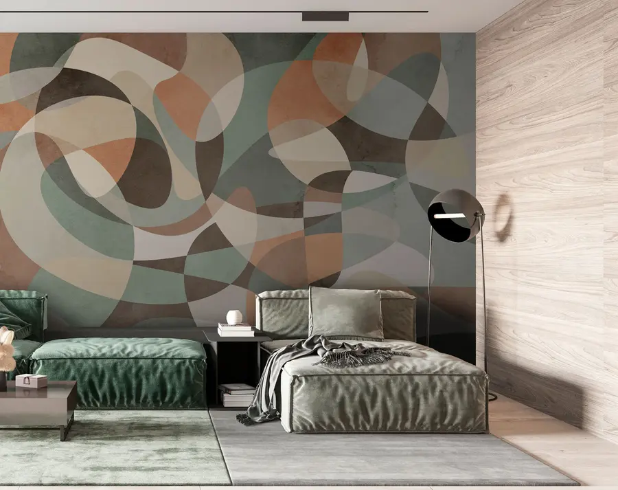 Fototapety Geometrický retro trend u73971