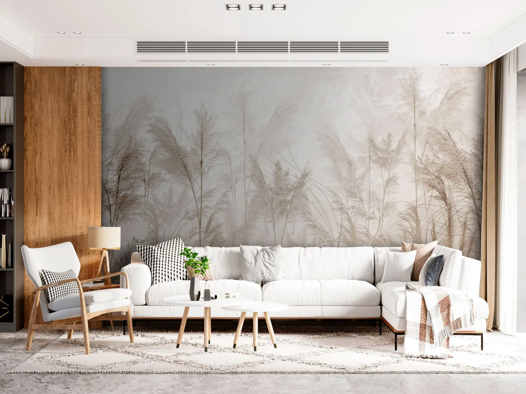 Fototapety Vetvy v štýle hmly boho u73981