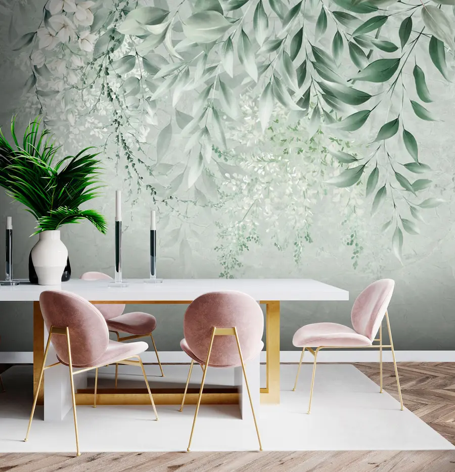 Fototapety Botanické kvety na mramore u73982