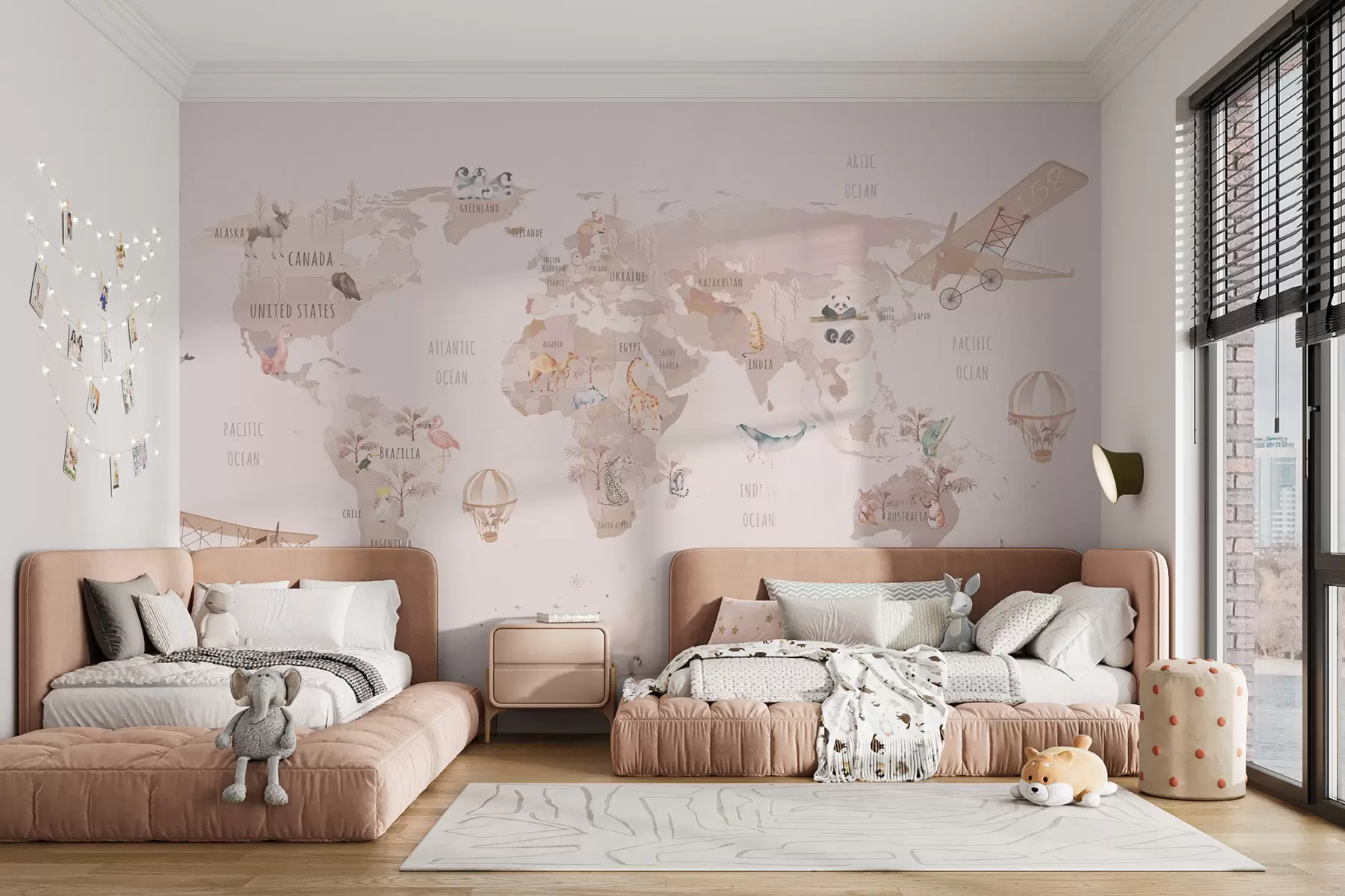 Fototapety Rozprávková mapa sveta u74508