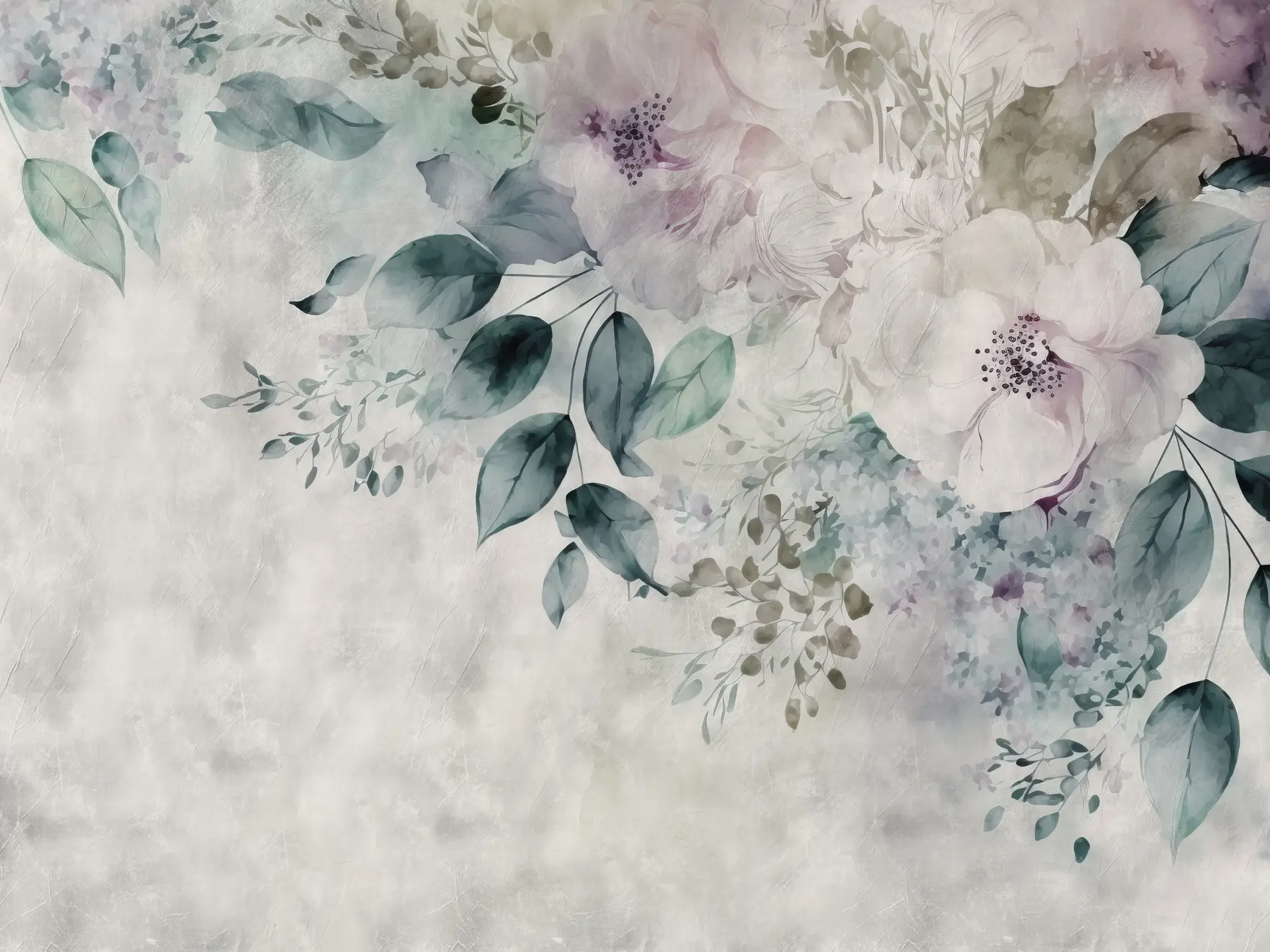 Fototapety Jemné akvarelové kvety u93940