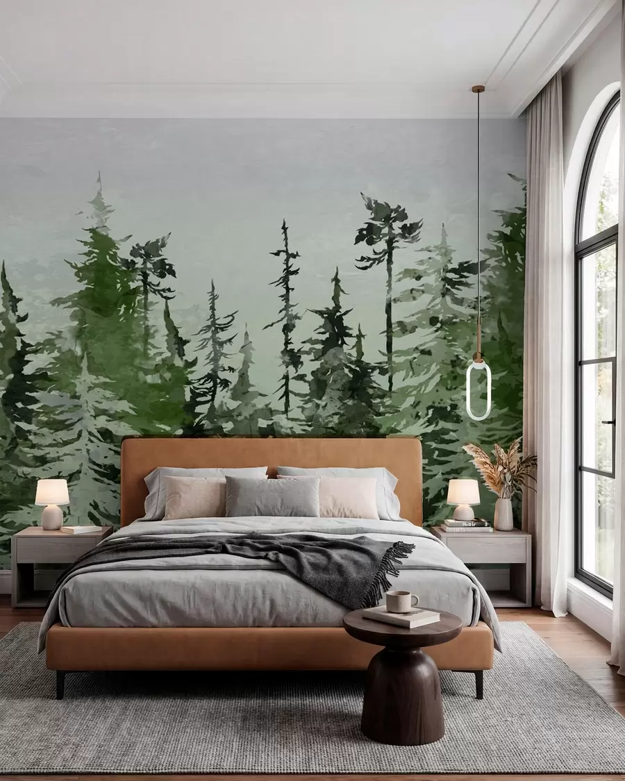 Fototapety Jedol umeleckú kresbu akvarelom u75173