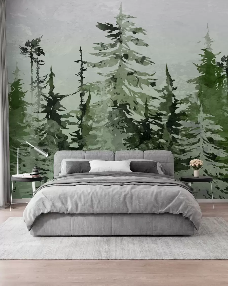 Fototapety Jedol umeleckú kresbu akvarelom u75173