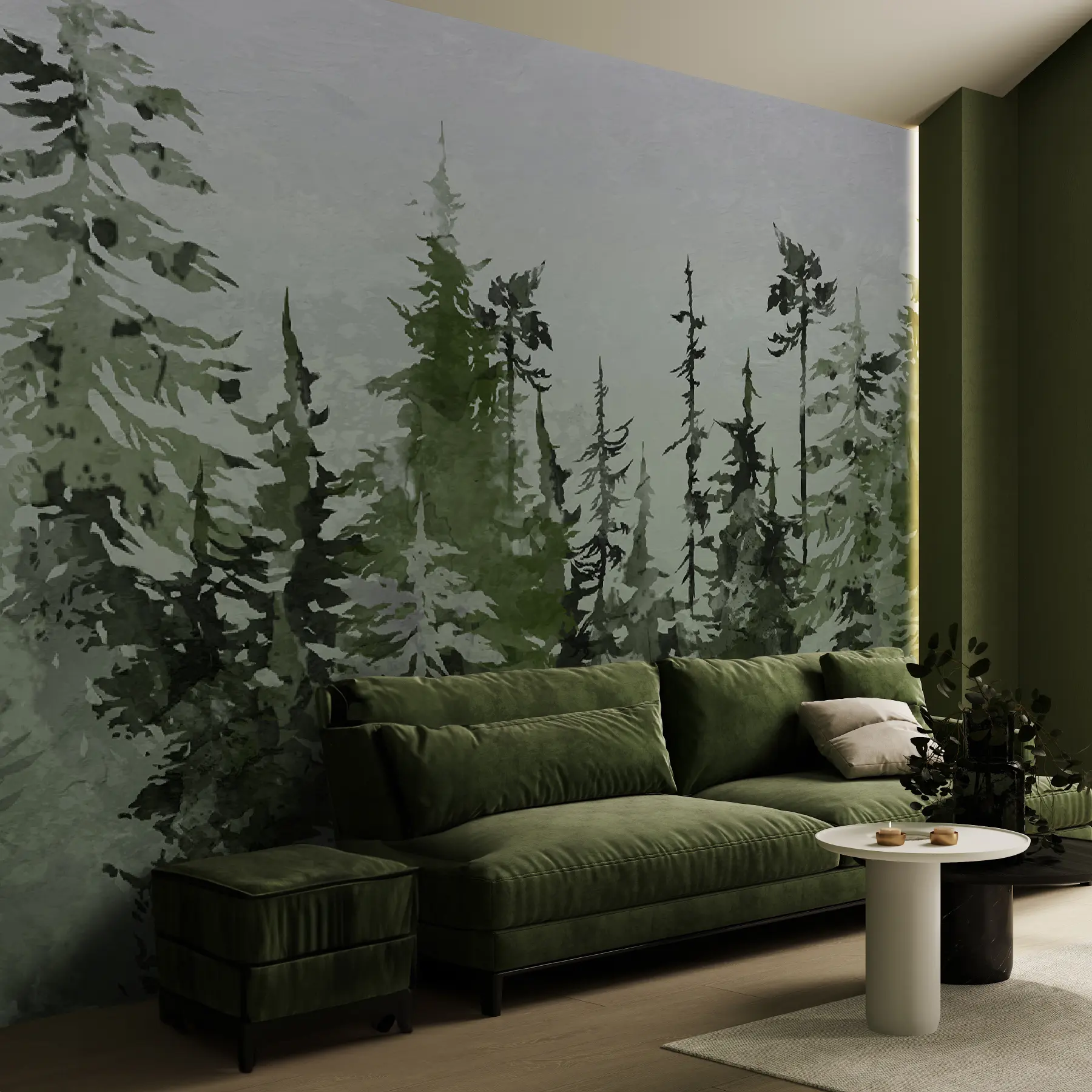 Fototapety Jedol umeleckú kresbu akvarelom u75173