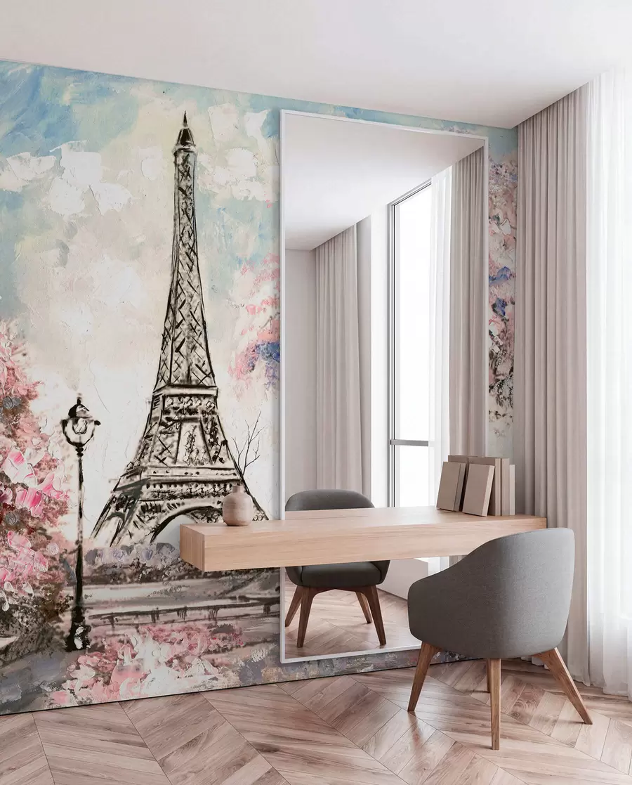 Fototapety Pohľad na ulicu Paríža u74631