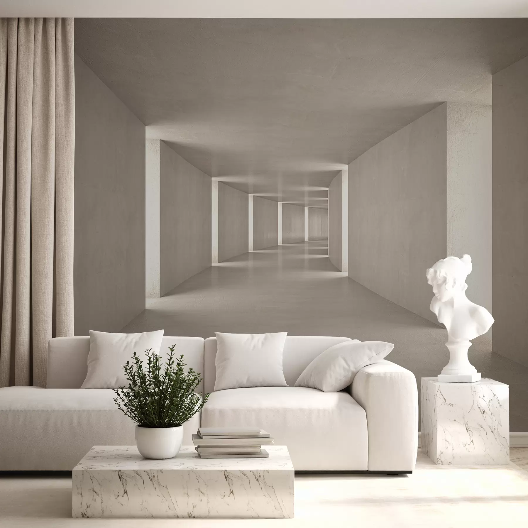 Fototapety Abstraktný tunel u75401