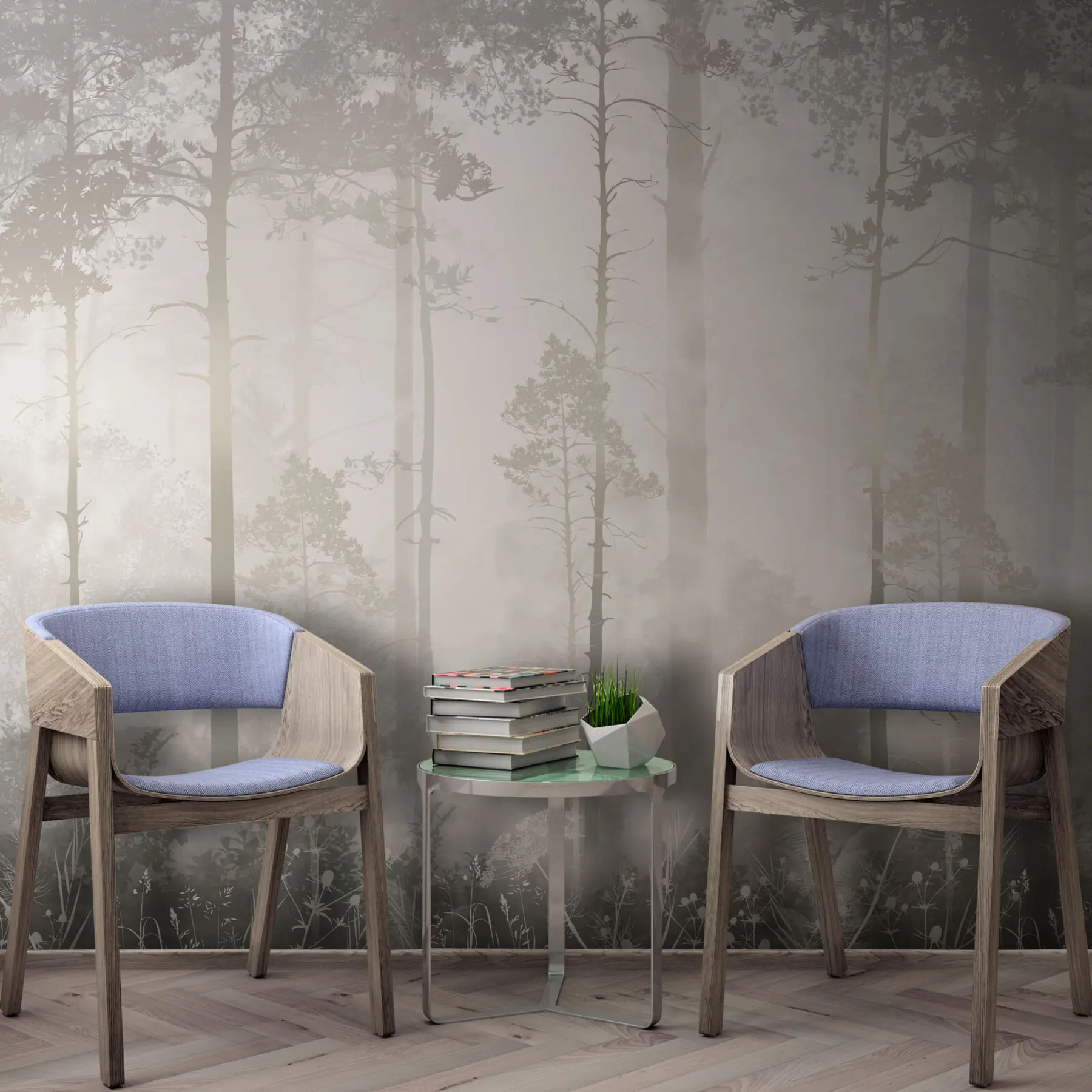 Fototapety Les v hmle u94439