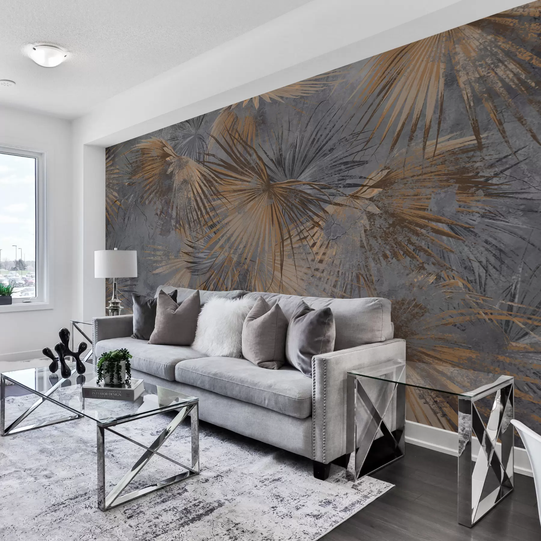 Fototapety palmový grunge u75787