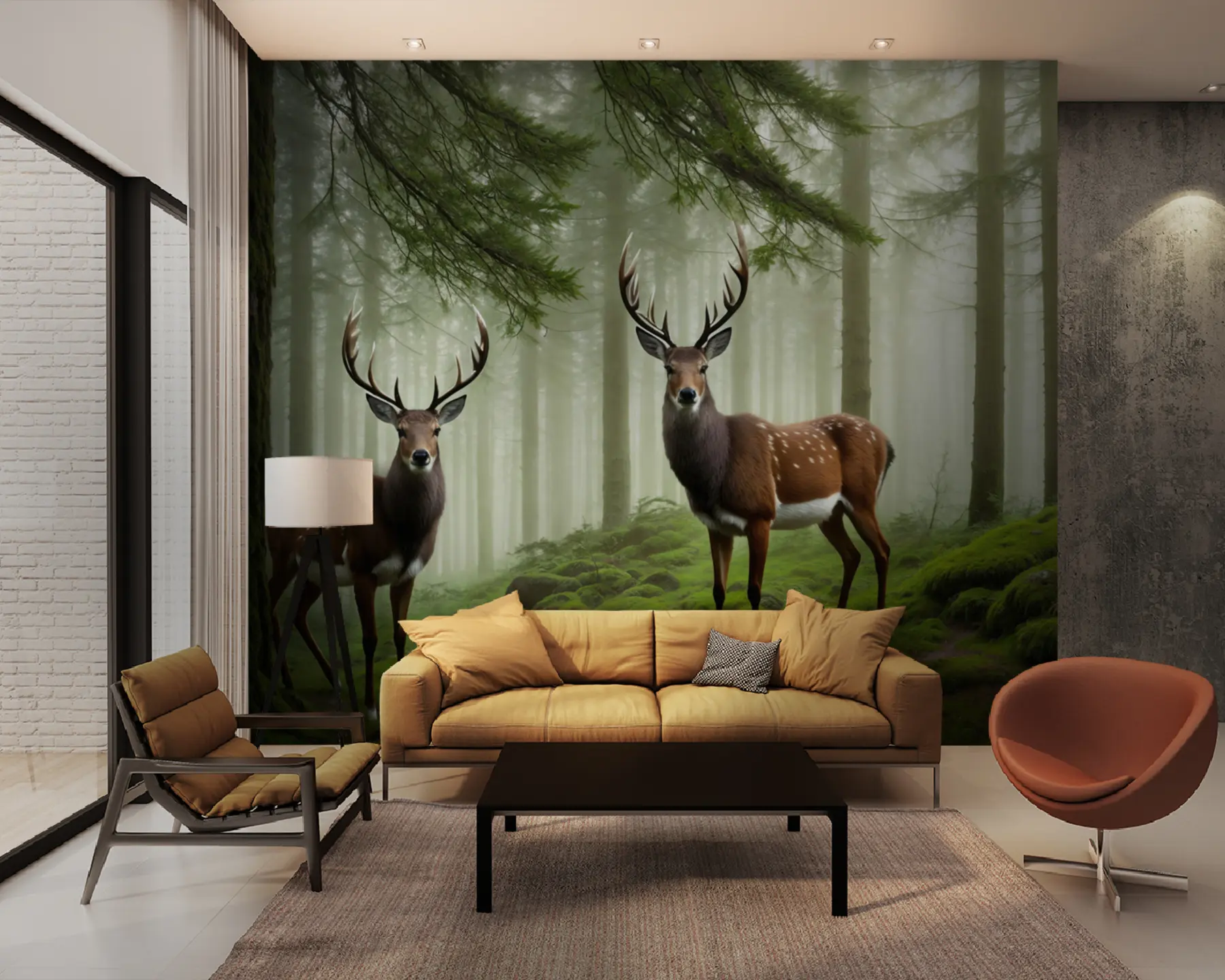 Fototapety Majestátny jeleň v lese u94515