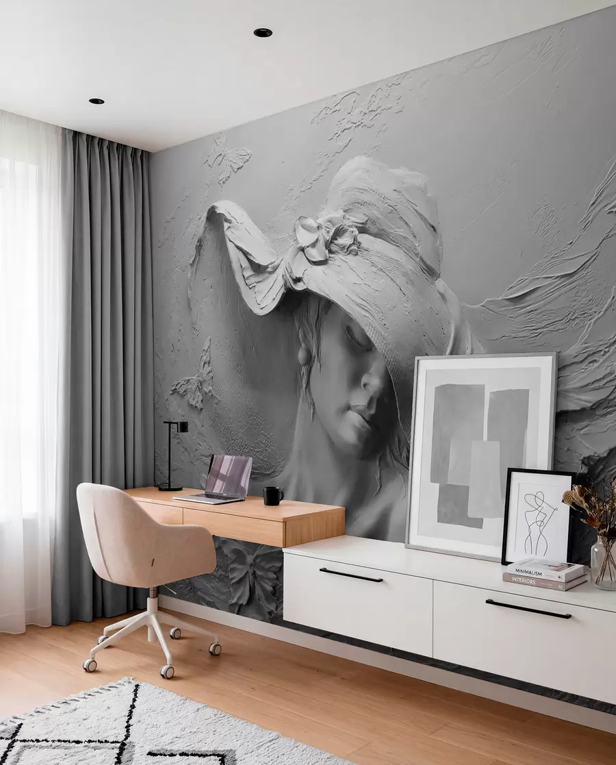 Fototapety Žena v klobúku 3D u62592