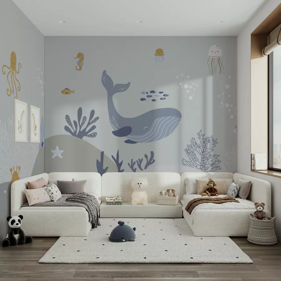 Fototapety Morský život, roztomilá veľryba u94308