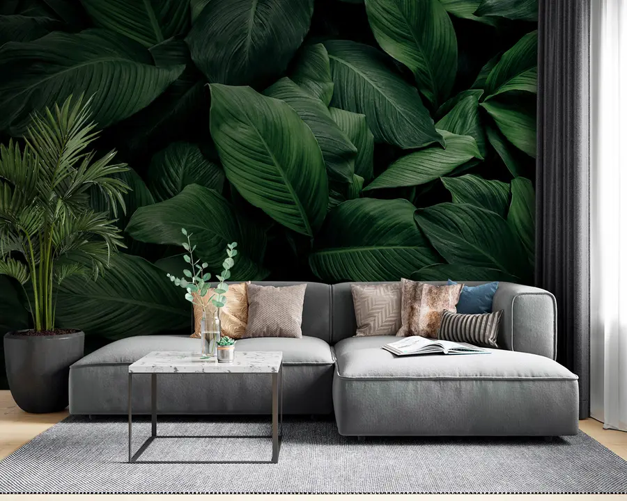 Fototapety Abstraktné tropické listy u75827