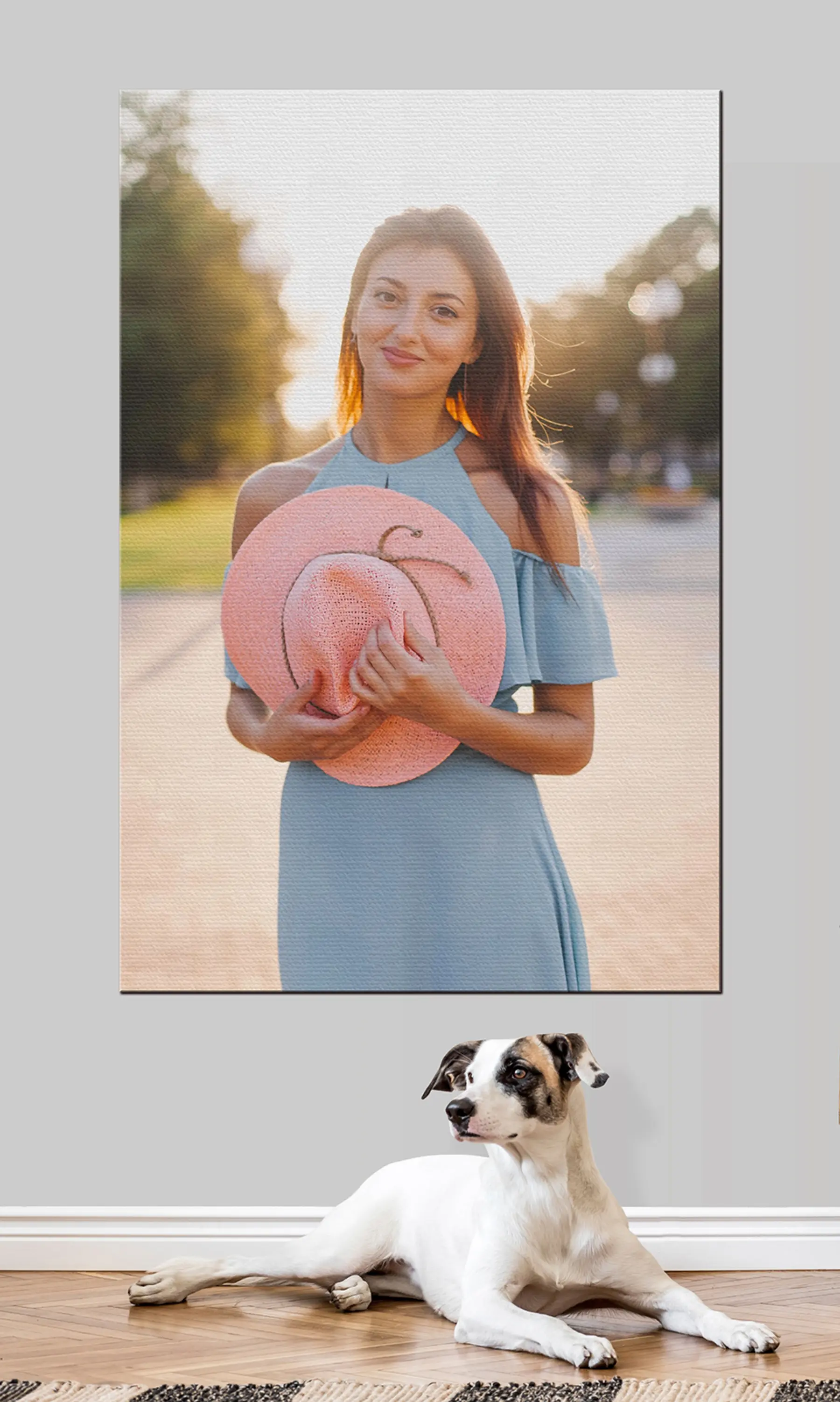 Obraz Úsmev, rukáv a gesto s33102