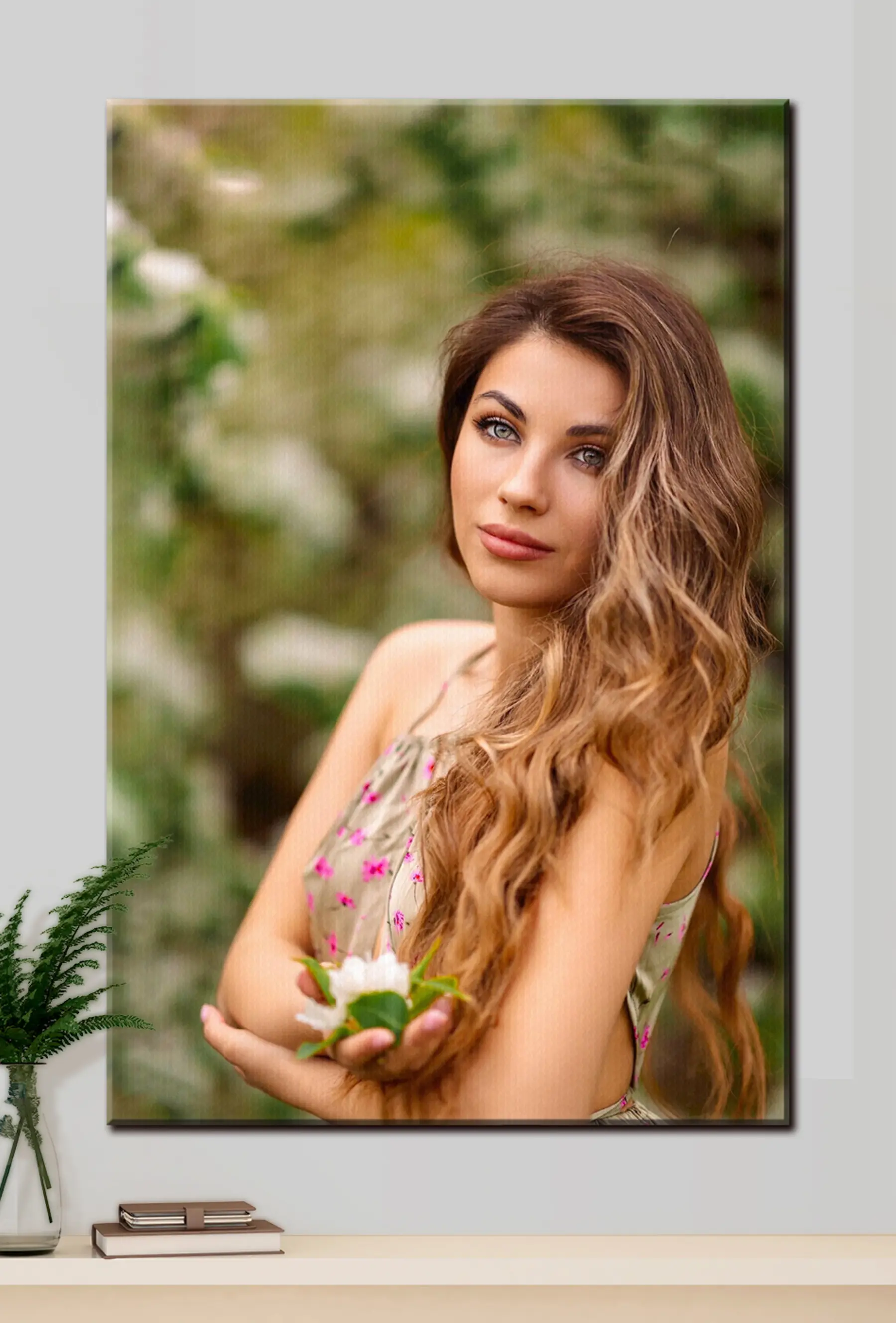 Obraz Vlasy, riasy a módna modelka s33148