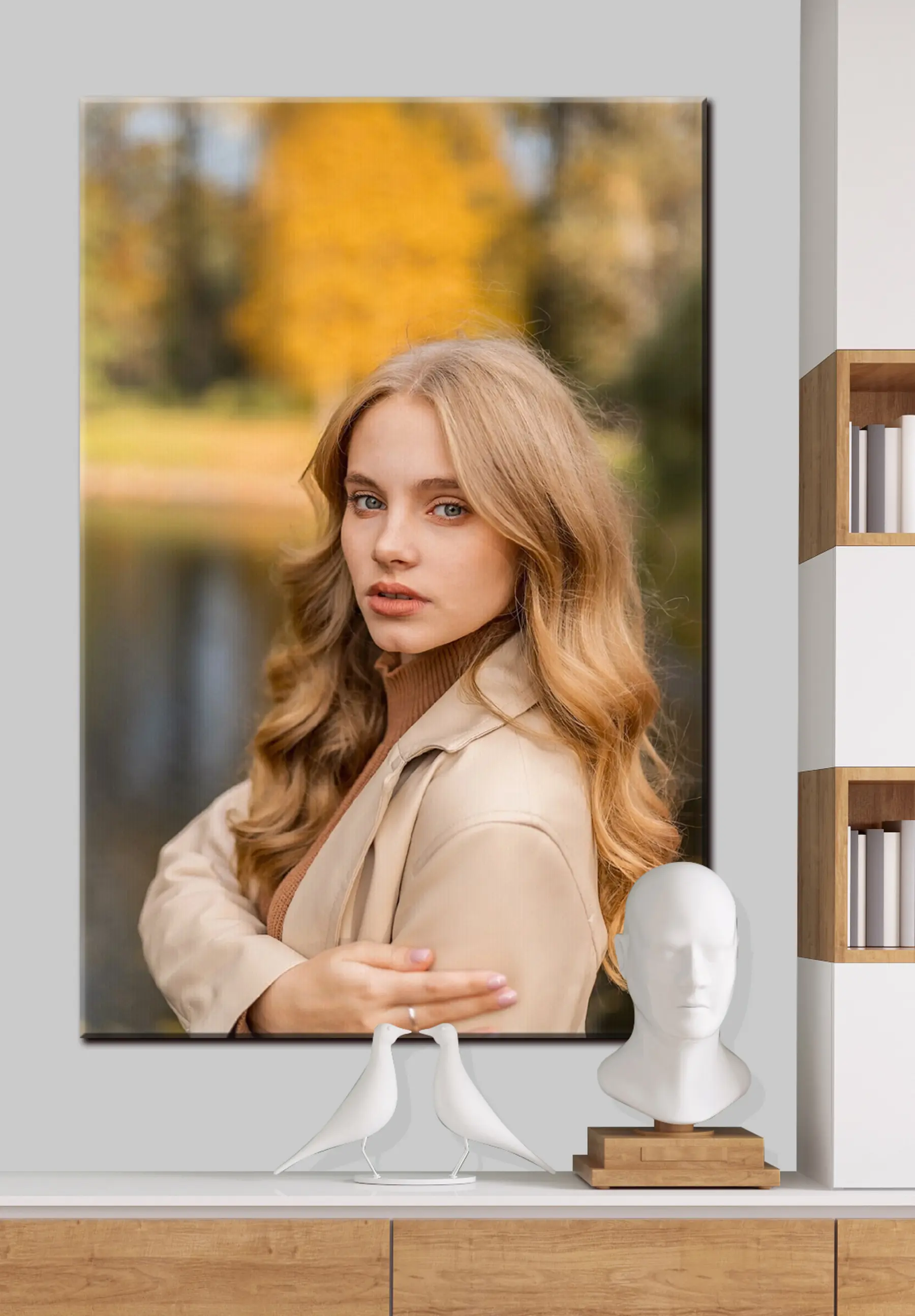 Obraz Vlasy, líca a pery s33172