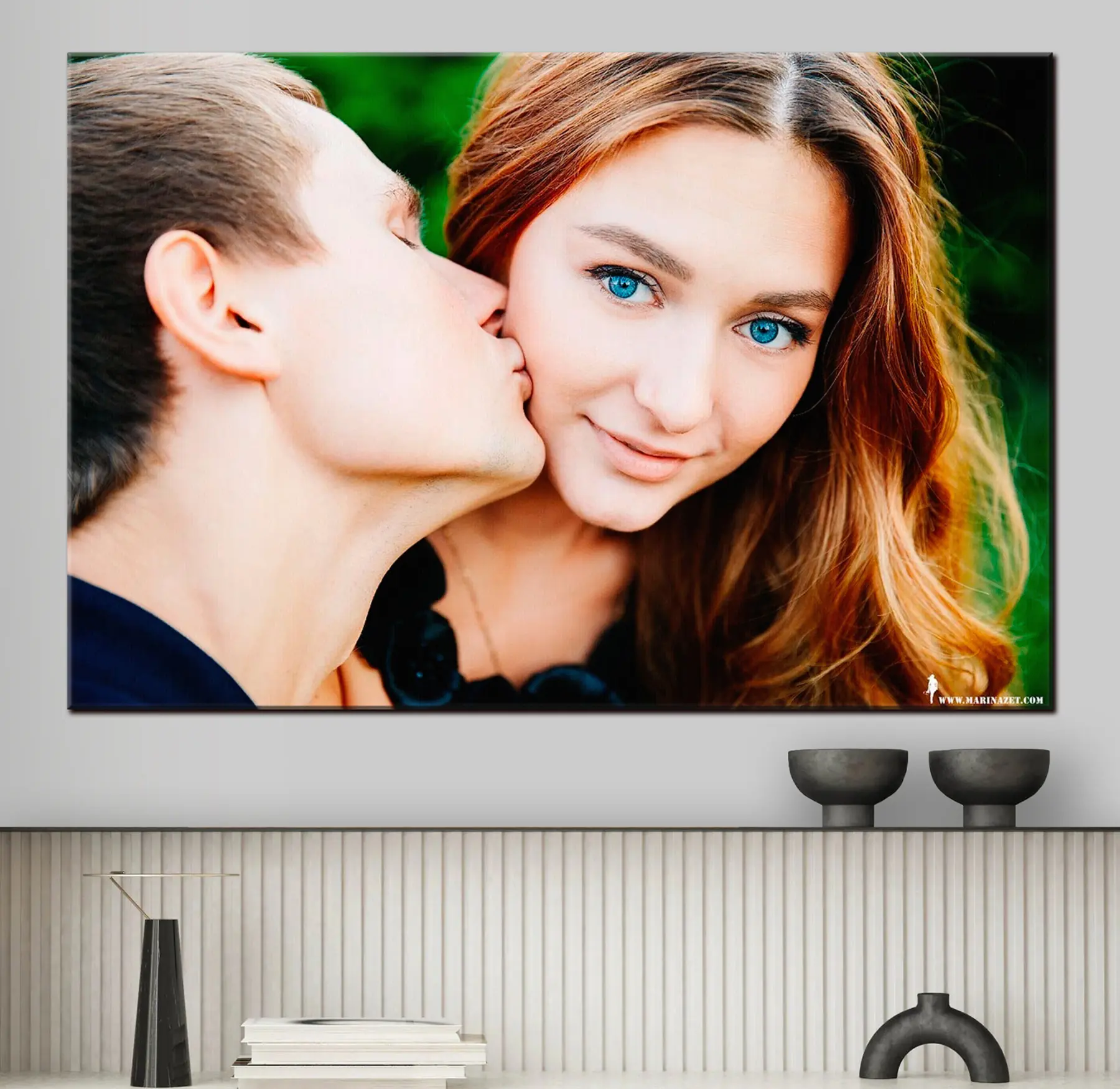 Obraz Nos, pery a obočie s33203